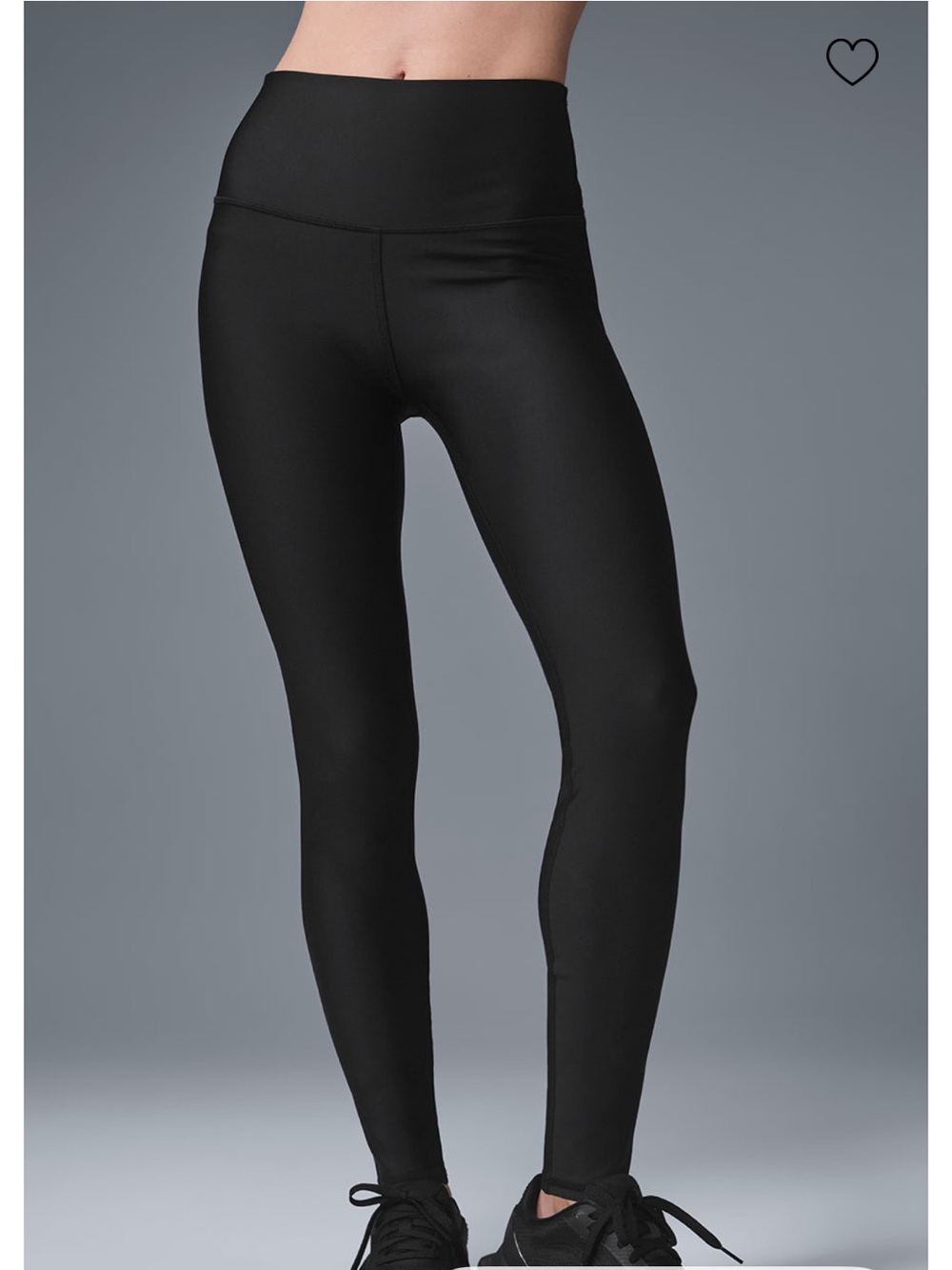 ALO Yoga High-Waist Black Performance Leggings Airlift